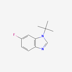 molecular formula C11H13FN2 B1288717 1-T-Butyl-6-fluorobenzoimidazole CAS No. 1187385-71-2