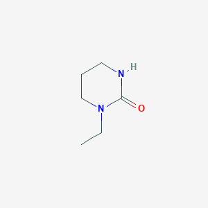 molecular formula C6H12N2O B1288736 1-Ethyltetrahydropyrimidin-2(1H)-one CAS No. 66639-75-6