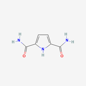 molecular formula C6H7N3O2 B1288747 1H-Pyrrole-2,5-dicarboxamide CAS No. 719278-42-9