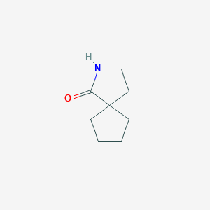 molecular formula C8H13NO B1288749 2-Azaspiro[4.4]nonan-1-one CAS No. 1004-51-9