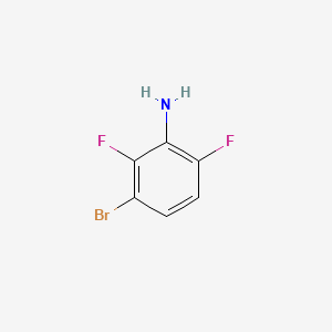 molecular formula C6H4BrF2N B1288759 3-Bromo-2,6-difluoroaniline CAS No. 1262198-07-1