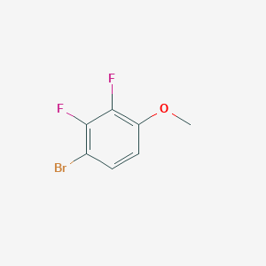 molecular formula C7H5BrF2O B1288761 1-Bromo-2,3-difluoro-4-methoxybenzene CAS No. 406482-22-2