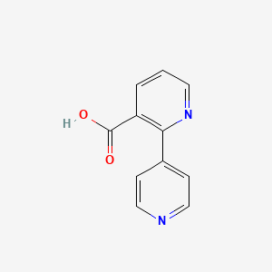 molecular formula C11H8N2O2 B1288763 2-Pyridin-4-ylpyridine-3-carboxylic acid 