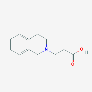 molecular formula C12H15NO2 B1288771 3-(3,4-Dihydroisoquinolin-2(1H)-YL)propanoic acid CAS No. 51375-99-6