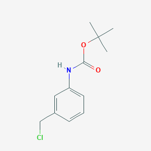 molecular formula C12H16ClNO2 B1288780 N-Boc-3-(chloromethyl)aniline CAS No. 219706-58-8