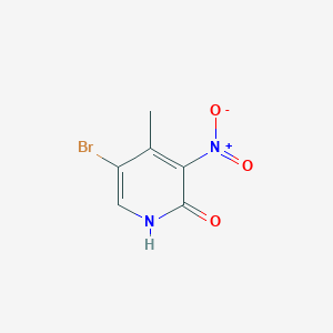 molecular formula C6H5BrN2O3 B1288788 5-Bromo-4-methyl-3-nitropyridin-2(1H)-one CAS No. 228410-90-0