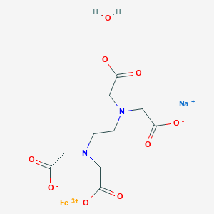 Sodium;2-[2-[bis(carboxylatomethyl)amino]ethyl-(carboxylatomethyl)amino]acetate;iron(3+);hydrate