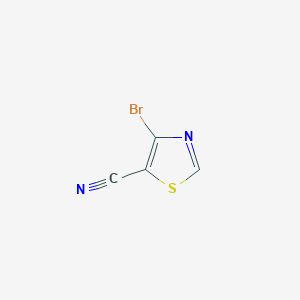 molecular formula C4HBrN2S B1288823 4-Bromothiazole-5-carbonitrile CAS No. 1367964-98-4