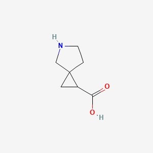 molecular formula C7H11NO2 B1288828 5-Azaspiro[2.4]heptane-1-carboxylic acid CAS No. 746577-57-1