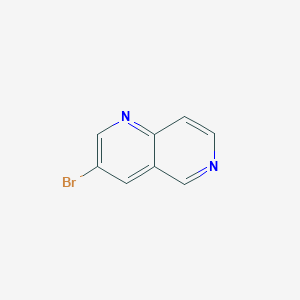 molecular formula C8H5BrN2 B1288835 3-Bromo-1,6-naphthyridine CAS No. 17965-73-0
