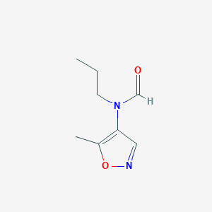 molecular formula C8H12N2O2 B12888413 N-(5-Methylisoxazol-4-yl)-N-propylformamide 