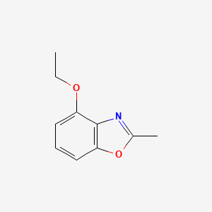 molecular formula C10H11NO2 B12888415 4-Ethoxy-2-methylbenzo[d]oxazole 