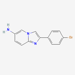 2-(4-Bromophenyl)imidazo[1,2-a]pyridin-6-amine