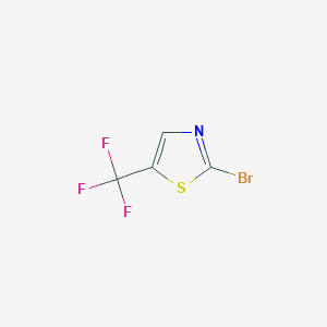 molecular formula C4HBrF3NS B1288848 2-Bromo-5-(trifluoromethyl)thiazole CAS No. 1209458-80-9