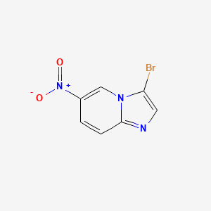 molecular formula C7H4BrN3O2 B1288858 3-Bromo-6-nitroimidazo[1,2-A]pyridine CAS No. 52310-42-6