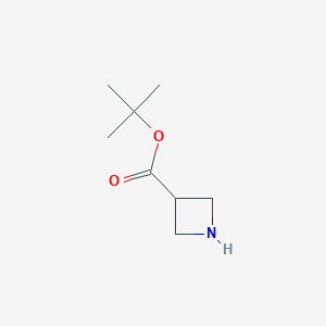 molecular formula C8H15NO2 B1288860 tert-Butyl Azetidine-3-carboxylate CAS No. 790600-78-1