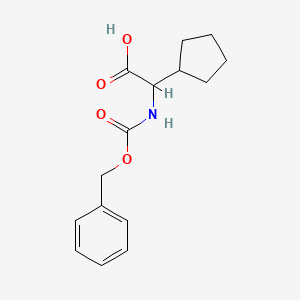 2-{[(Benzyloxy)carbonyl]amino}-2-cyclopentylacetic acid