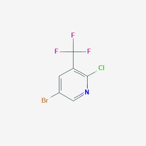 molecular formula C6H2BrClF3N B1288870 5-溴-2-氯-3-(三氟甲基)吡啶 CAS No. 211122-40-6