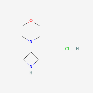molecular formula C7H15ClN2O B1288871 4-(Azetidin-3-YL)morpholine hydrochloride CAS No. 223381-71-3