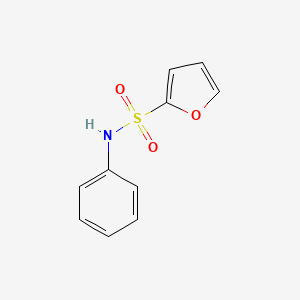 molecular formula C10H9NO3S B12888776 N-Phenylfuran-2-sulfonamide 