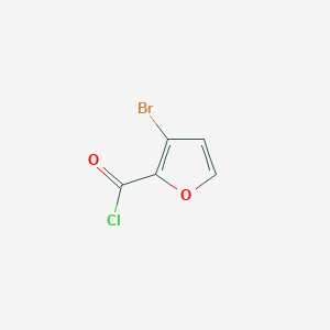 molecular formula C5H2BrClO2 B1288889 3-Bromofuran-2-carbonyl chloride CAS No. 58777-57-4