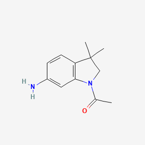 1-Acetyl-6-amino-3,3-dimethylindoline