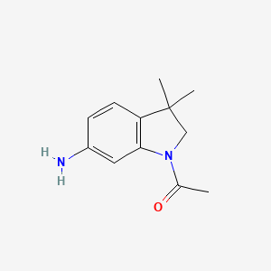 1-(6-Amino-3,3-dimethylindolin-1-yl)ethanone