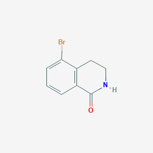 molecular formula C9H8BrNO B1288893 5-溴-3,4-二氢异喹啉-1(2H)-酮 CAS No. 1109230-25-2