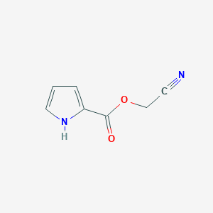 molecular formula C7H6N2O2 B12888976 cyanomethyl 1H-pyrrole-2-carboxylate 