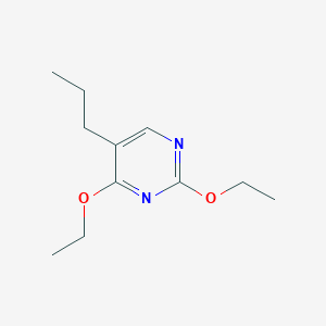 molecular formula C11H18N2O2 B128890 2,4-Diethoxy-5-propylpyrimidine CAS No. 145729-63-1