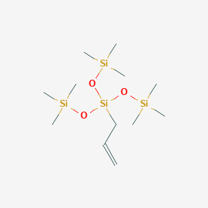 molecular formula C12H32O3Si4 B1288918 Allyltris(trimethylsilyloxy)silane CAS No. 7087-21-0