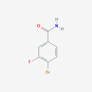 4-Bromo-3-fluorobenzamide