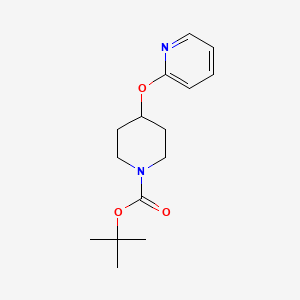 molecular formula C15H22N2O3 B1288930 1-Boc-4-(2-pyridyloxy)piperidine CAS No. 313490-35-6