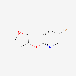 5-Bromo-2-((tetrahydrofuran-3-yl)oxy)pyridine