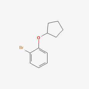 molecular formula C11H13BrO B1288960 1-Bromo-2-(cyclopentyloxy)benzene CAS No. 494773-69-2