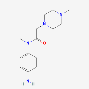 N-(4-Aminophenyl)-N,4-dimethyl-1-piperazineacetamide