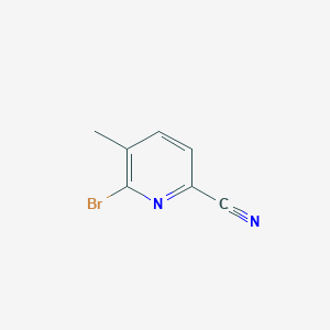 molecular formula C7H5BrN2 B1288985 6-Bromo-5-methylpyridine-2-carbonitrile CAS No. 450844-27-6