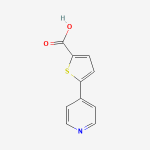 molecular formula C10H7NO2S B1288986 5-(Pyridin-4-yl)thiophene-2-carboxylic acid CAS No. 216867-32-2