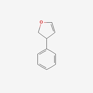 molecular formula C10H10O B12889888 3-Phenyl-2,3-dihydrofuran CAS No. 56718-06-0