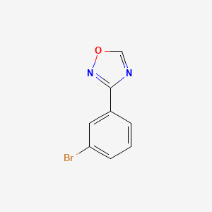 molecular formula C8H5BrN2O B1288991 3-(3-Bromophenyl)-1,2,4-oxadiazole CAS No. 1033202-12-8