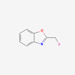 molecular formula C8H6FNO B12889940 2-(Fluoromethyl)benzo[d]oxazole 