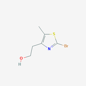 molecular formula C6H8BrNOS B1288995 2-Bromo-4-(2-hydroxyethyl)-5-methylthiazole CAS No. 496062-16-9