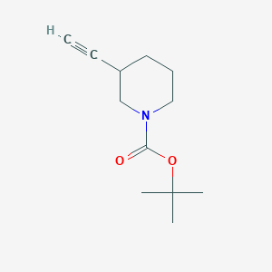 molecular formula C12H19NO2 B1288999 Tert-butyl 3-ethynylpiperidine-1-carboxylate CAS No. 664362-16-7