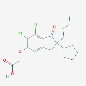 ((2-n-Butyl-6,7-dichloro-2-cyclopentyl-2,3-dihydro-1-oxo-1H-inden-5-yl)oxy)acetic acid