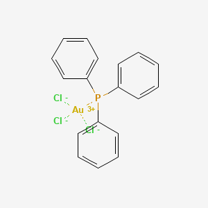 molecular formula C18H15AuCl3P B12890129 (Triphenylphosphine) gold(III) trichloride 