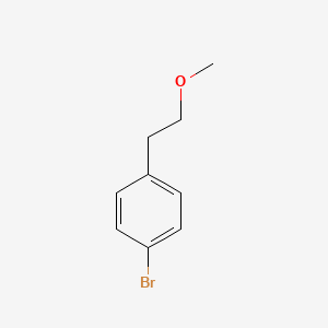 molecular formula C9H11BrO B1289038 1-Bromo-4-(2-methoxyethyl)benzene CAS No. 60835-90-7