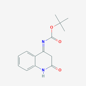 molecular formula C14H16N2O3 B12890397 tert-Butyl (2-oxo-2,3-dihydroquinolin-4-yl)carbamate 