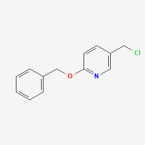 molecular formula C13H12ClNO B1289058 2-(Benzyloxy)-5-(chloromethyl)pyridine CAS No. 202595-67-3