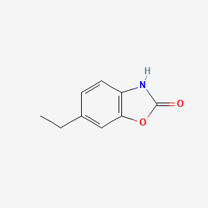 molecular formula C9H9NO2 B12890600 2(3H)-Benzoxazolone, 6-ethyl- CAS No. 93771-18-7