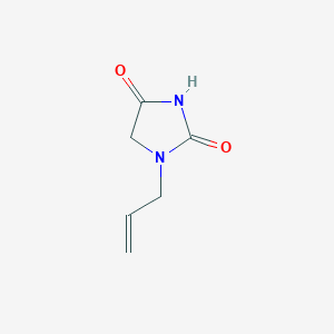 molecular formula C6H8N2O2 B1289076 1-Allylhydantoin CAS No. 3366-93-6